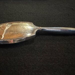 Elegant Sterling Silver Decorative Brush